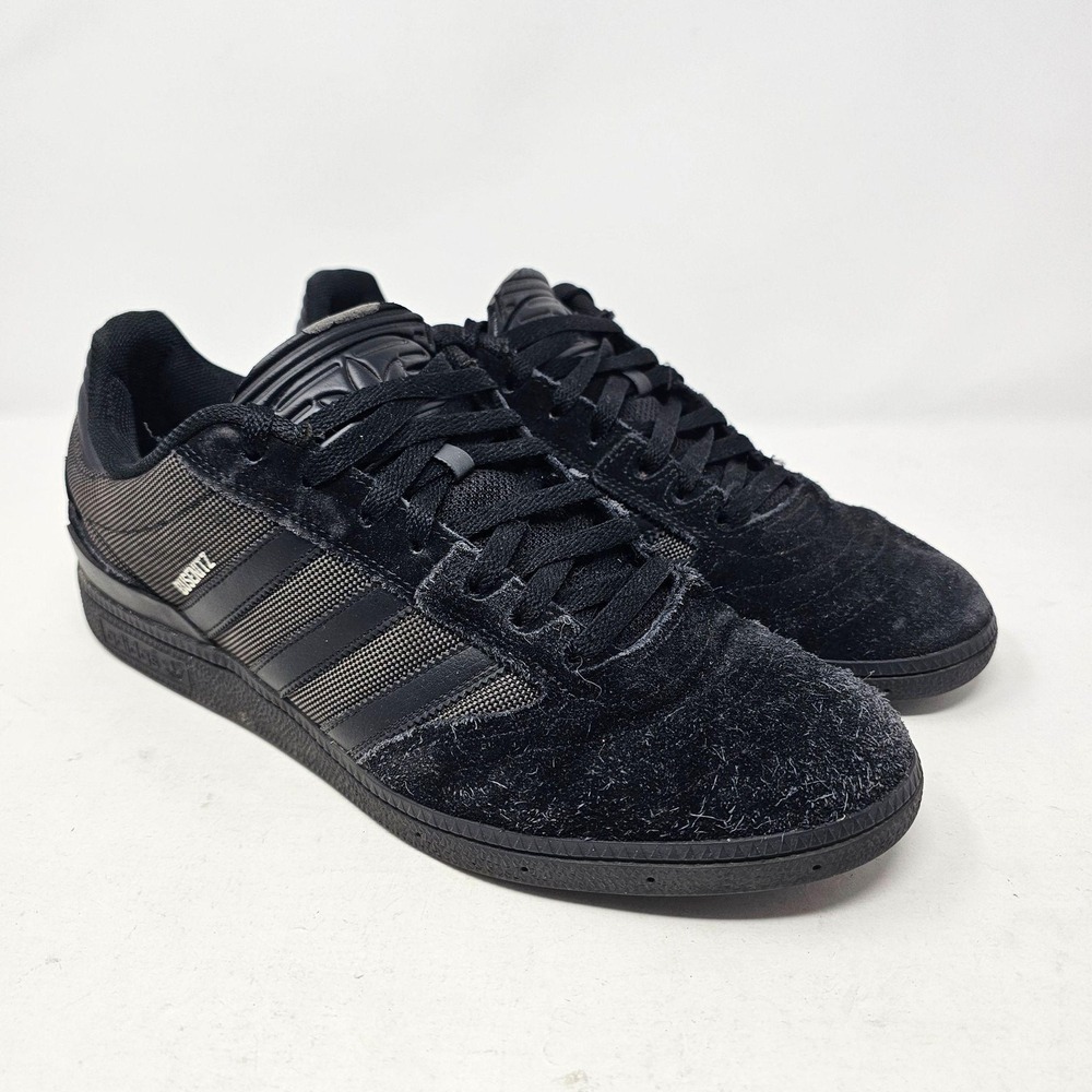 Adidas Busenitz CORDURA Shoes Mens Size 13.5 Black Suede Skate Sneakers DB3125 - Picture 4 of 14
